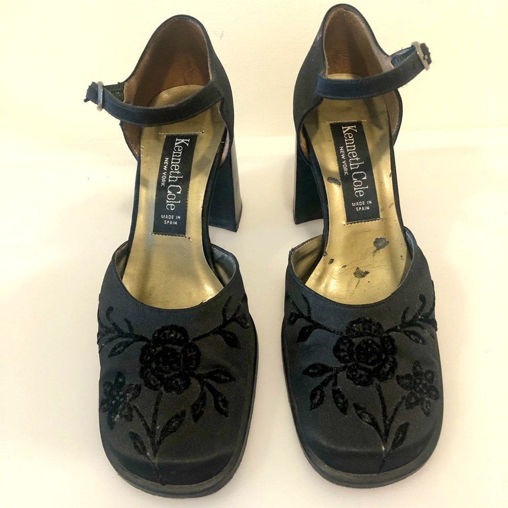 Vintage Kenneth Cole Satin Shoes